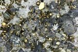 Quartz, Sphalerite and Pyrite Association - Peru #126556-1